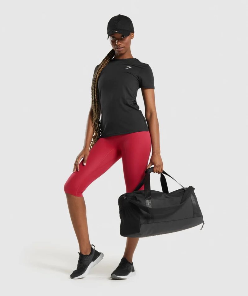 Gymshark Small Everyday Gym Sports Bag Black | CA 5A8167